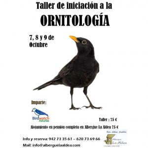 curso de iniciacion a la ornitologia